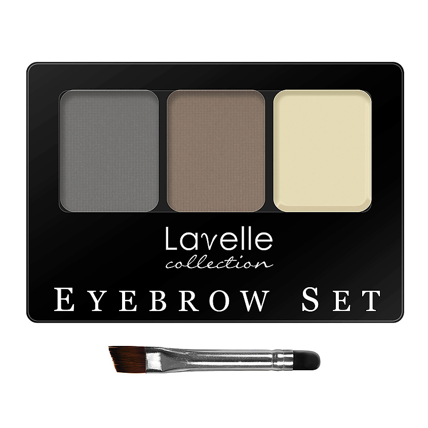 Изображение товара LAVELLE COLLECTION Набор для бровей, тени, воск, Коричневый 04