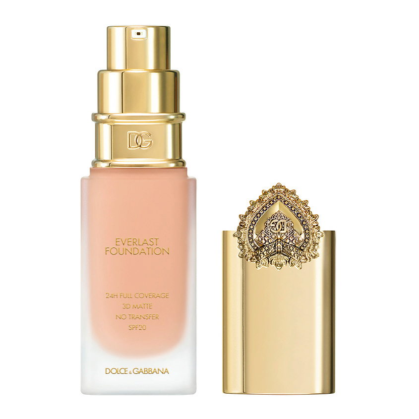 Изображение товара DOLCE&GABBANA Стойкий матовый тональный крем Everlast foundation SPF20 PA+++, 11W Light Medium, 27 мл