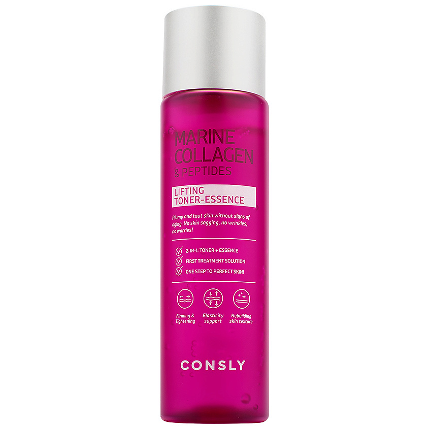 Изображение товара CONSLY Тонер-эссенция укрепляющий с коллагеном и пептидами Collagen And Peptides Strengthening Toner-Essence, 200 мл