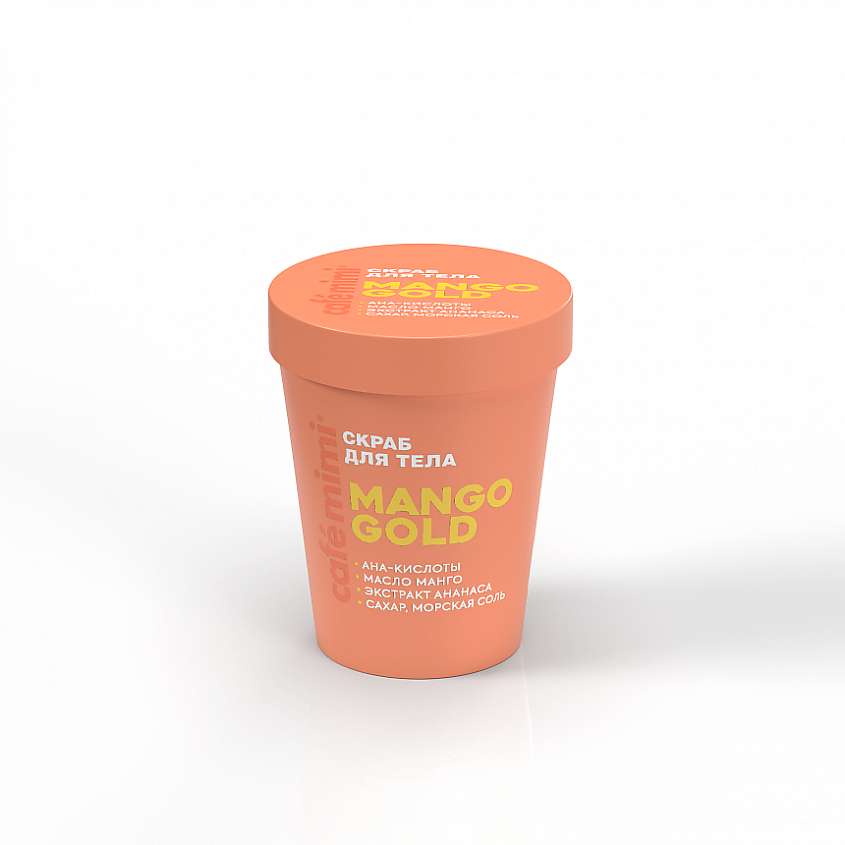 Изображение товара CAFÉ MIMI Скраб для тела MANGO GOLD, 250 мл