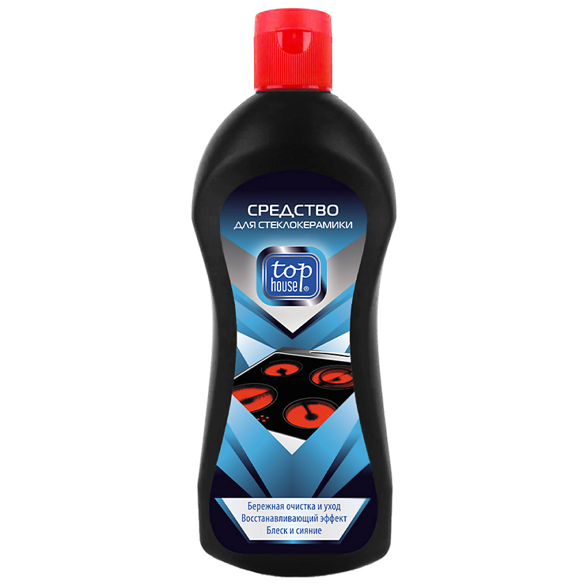 Изображение товара Средство для стеклокерамики TOP HOUSE 320 мл для чистки и ухода за плитами