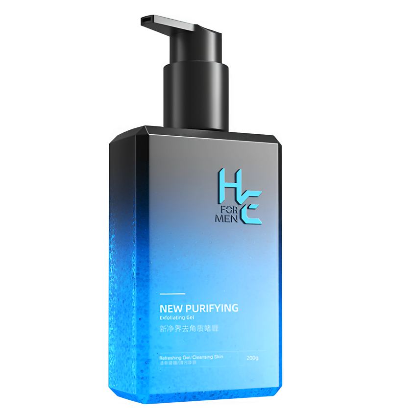 Изображение товара HE FOR MEN Очищающий отшелушивающий гель для лица НЕ for men NEW PURIFYING, 200 г