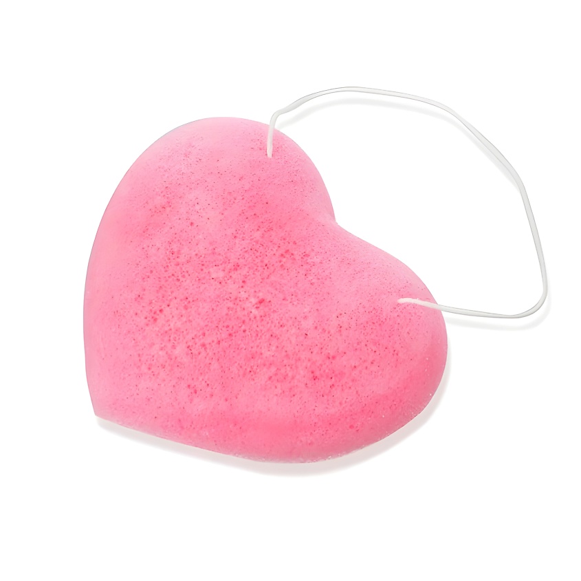 Изображение товара Конняку спонж для умывания сердце CTT41 натуральный гипоаллергенный