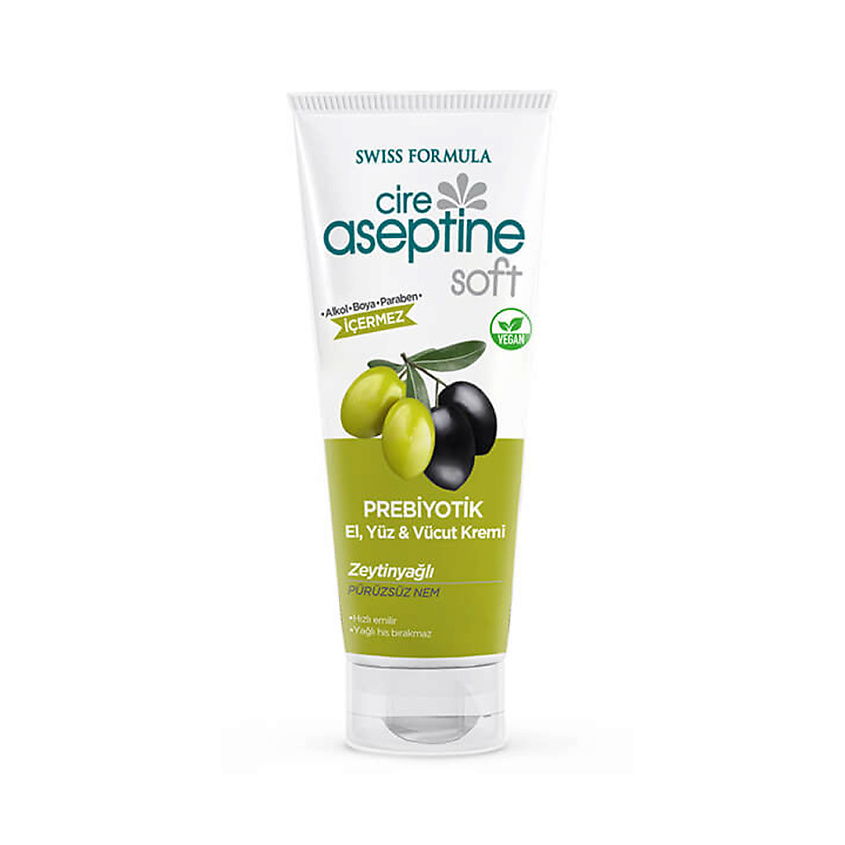 Изображение товара CIRE ASEPTINE Крем для рук с пребиотиком и Оливковым маслом Prebiotic Care Cream - Olive Oil, 75 мл