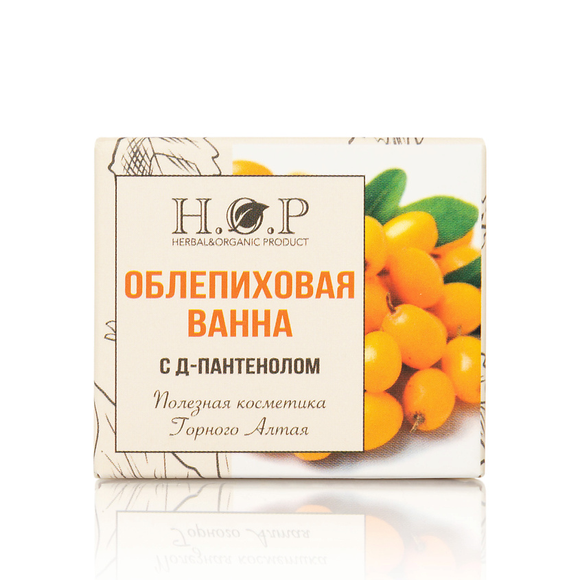 Изображение товара HOPMILL Ванна полезная "Облепиховая" (с д-пантенолом), 100 г