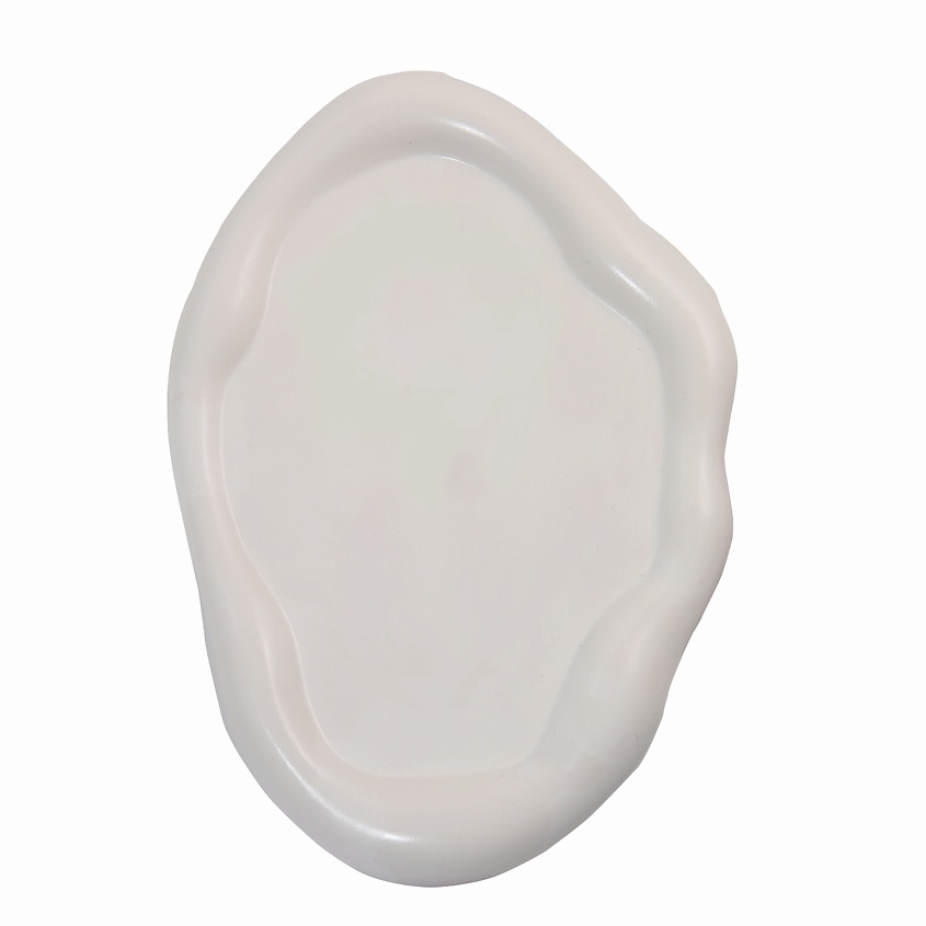 Изображение товара Декоративный поднос Льнянка Home из акрилового гипса в стиле Мрамор