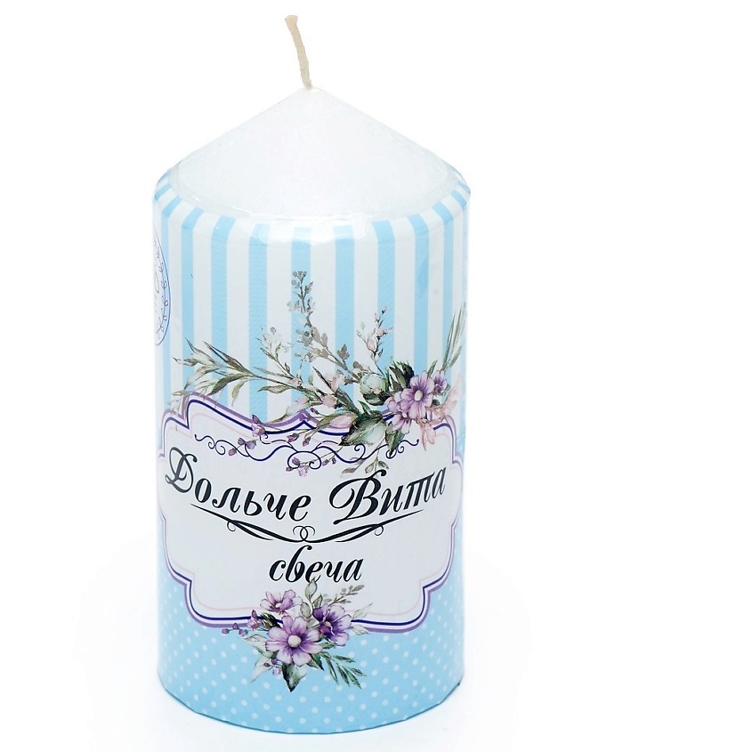 Изображение товара ИНДОКИТАЙ Свеча пеньковая,"Дольче вита", белая, Время горения 36 часов