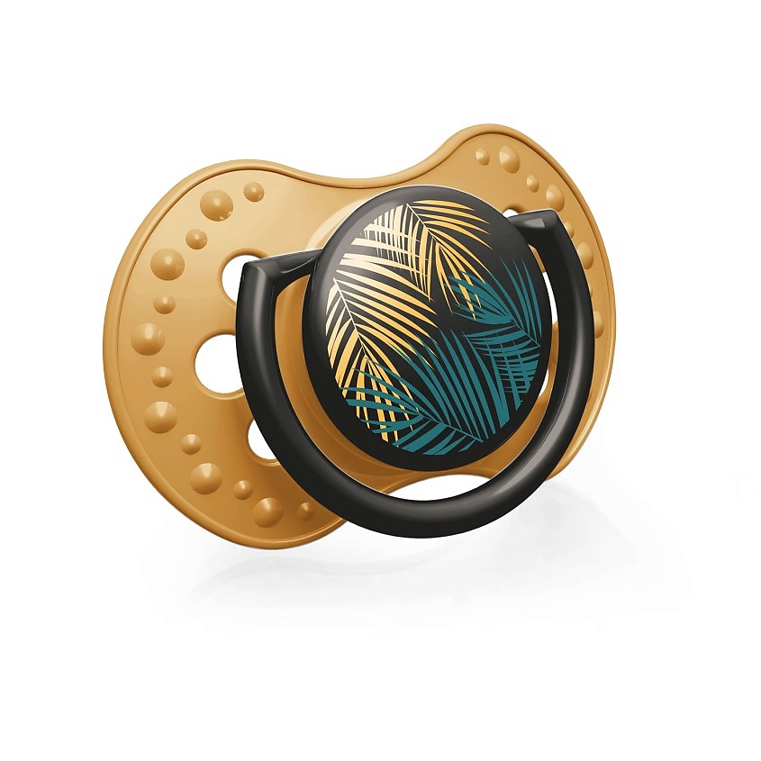 Изображение товара Пустышка силиконовая Jungle Vibes LOVI для детей 0-18 месяцев, ортодонтическая