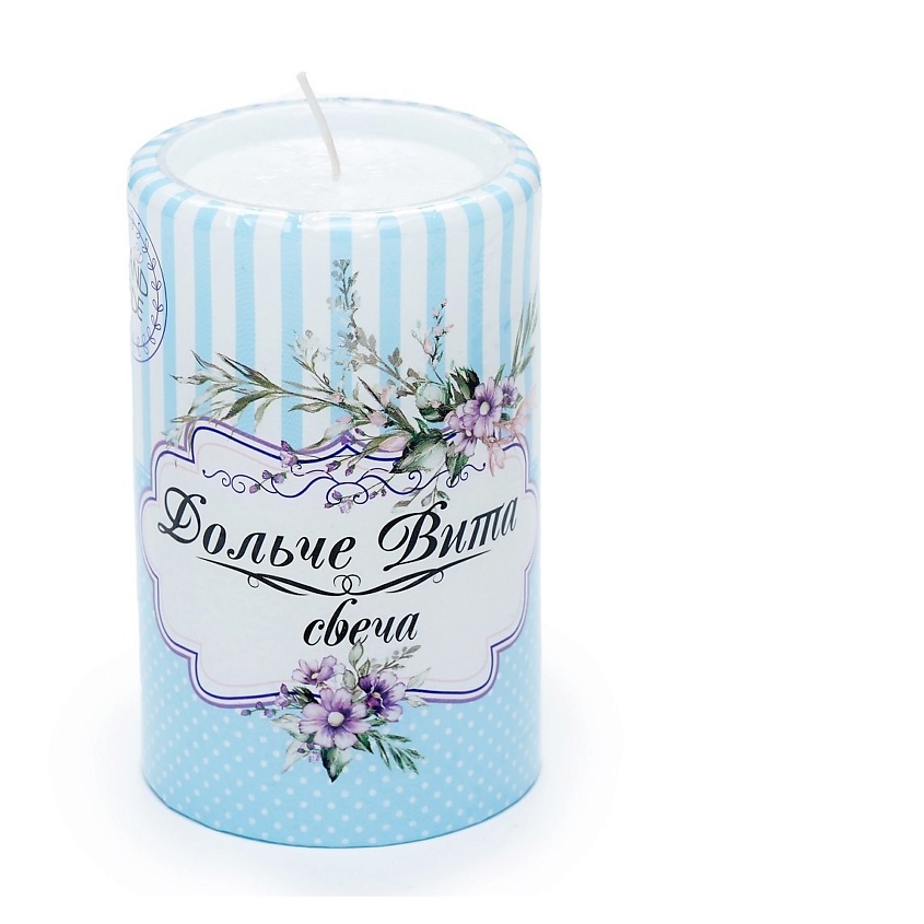 Изображение товара ИНДОКИТАЙ Свеча пеньковая, "Дольче вита", белая, Время горения 37 часов