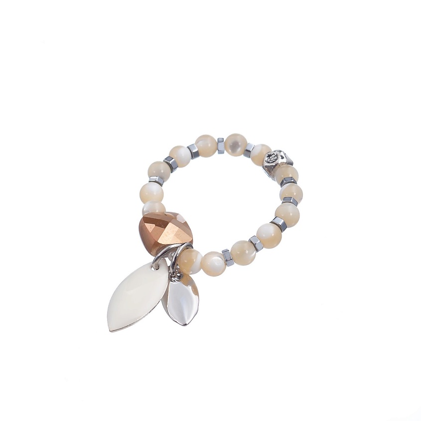 Изображение товара Кольцо Alba Lanzerotti женское с перламутром и кристаллами 18 размер