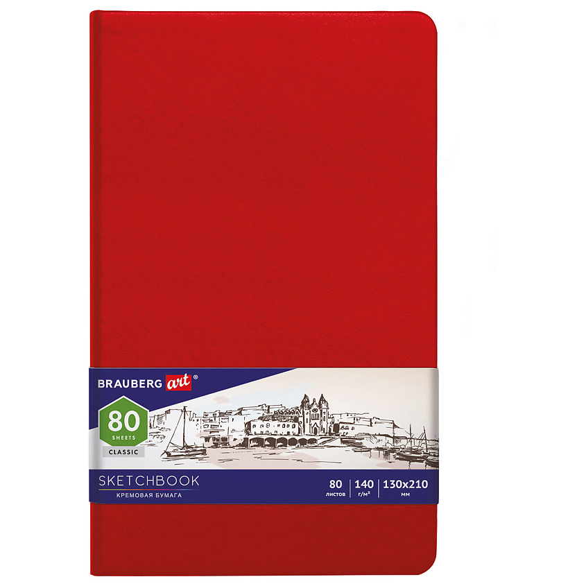 Изображение товара Скетчбук BRAUBERG ART CLASSIC для эскизов и графики, цвет слоновая кость
