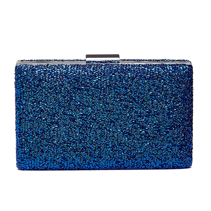Изображение товара Стильный клатч-футляр Фэшн Икона для женщин с съемной ручкой в синем цвете