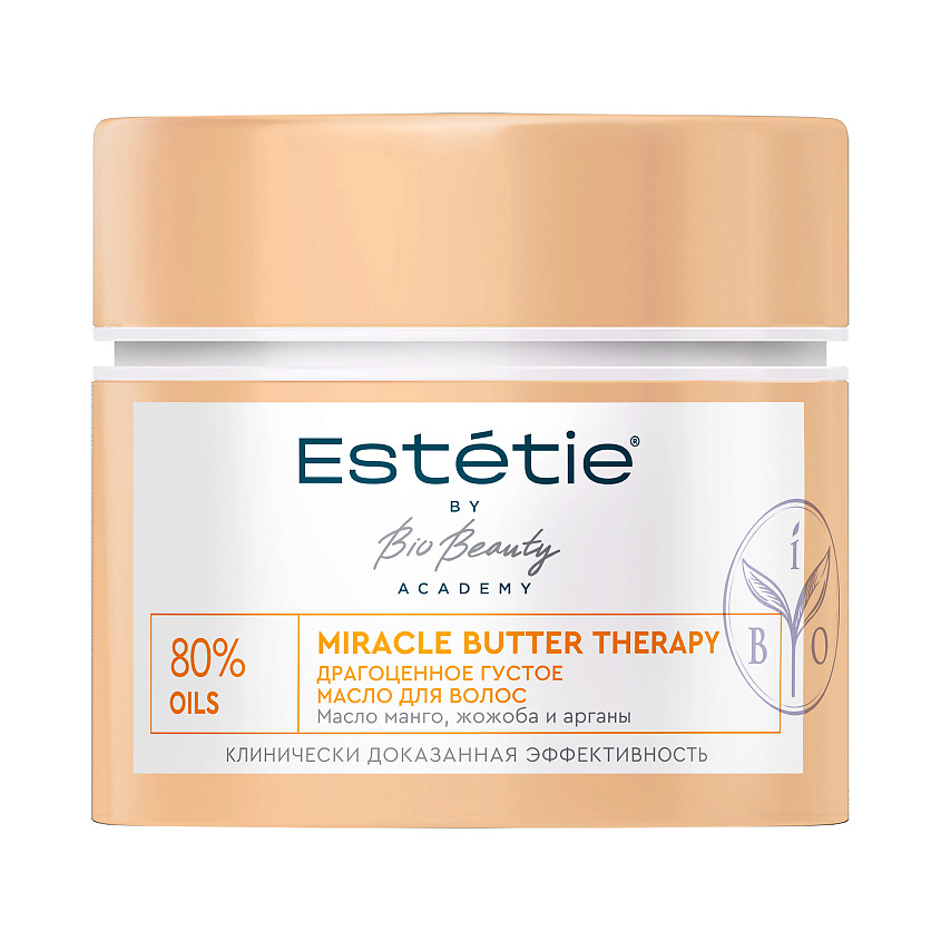 Изображение товара ESTETIE Густое масло для волос восстан и питание 80% OILS MIRACLE BUTTER, 180 мл