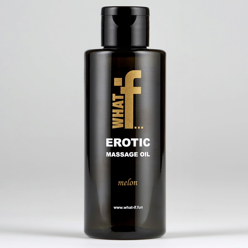 Изображение товара Массажное масло WHAT IF с афродизиаком дыня 1 шт натуральное съедобное