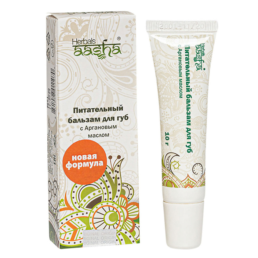 Изображение товара Питательный бальзам для губ с аргановым маслом AASHA HERBALS 1 шт