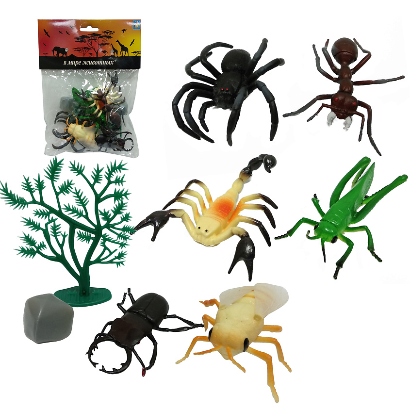 Изображение товара 1TOY Игровой набор В мире Животных Насекомые, 1 набор