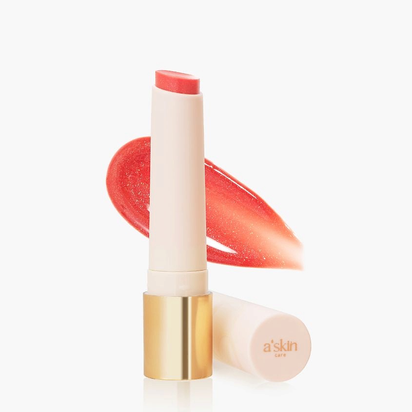 Изображение товара A`SKIN CARE Bellini Glow Блеск-бальзам для губ 2 в 1 улажнение и сияние