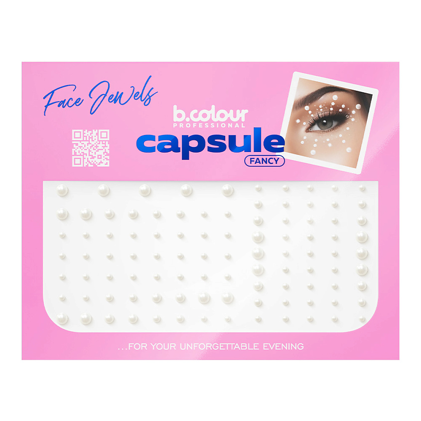 Изображение товара B.COLOUR PROFESSIONAL Стразы для лица и волос самоклеящиеся CAPSULE, Fancy, Fancy