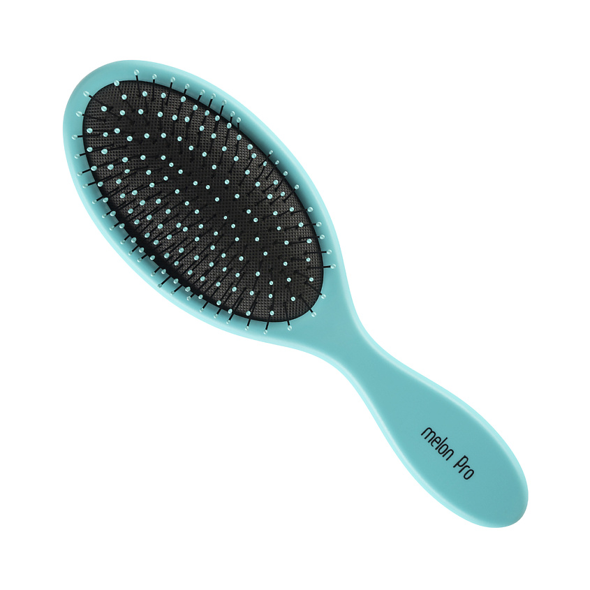 Изображение товара Массажная щетка для волос MELONPRO 11-рядная голубая для ухода за волосами