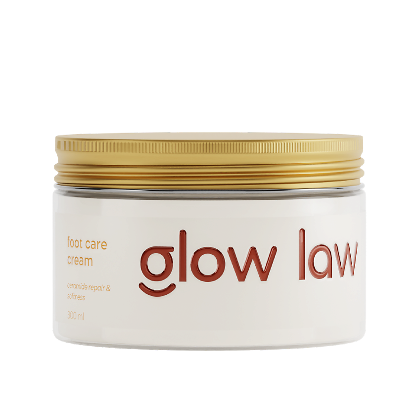 Изображение товара GLOW LAW Смягчающий крем для ног с мочевиной 15%, 300 мл.