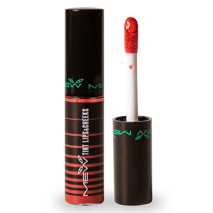 Изображение товара MEW Жидкий матовый тинт для губ и скул, помада румяна, Go Coral; 3,5 мл