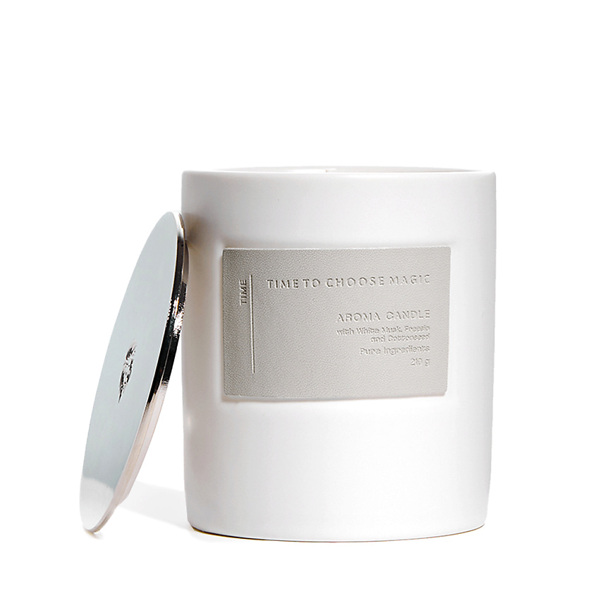Изображение товара Ароматическая свеча TIME TO CHOOSE MAGIC 210 г натуральный состав стильный дизайн