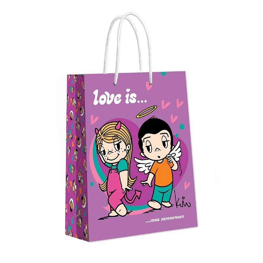 Изображение товара ND PLAY Пакет подарочный Love is, 1 шт