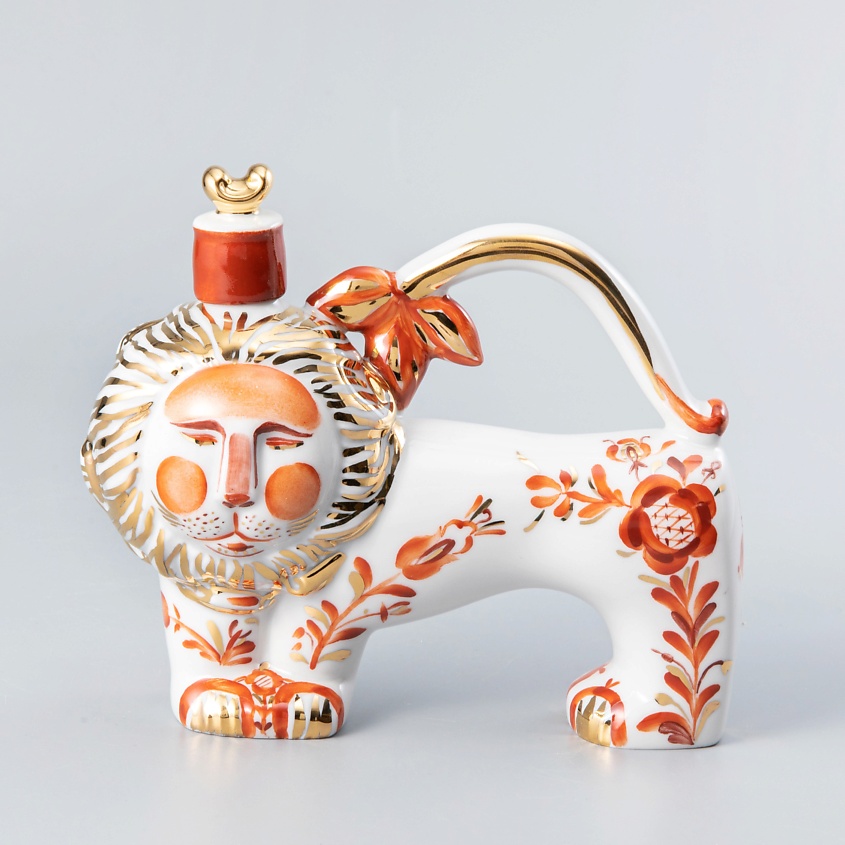 Изображение товара ИМПЕРАТОРСКИЙ ФАРФОРОВЫЙ ЗАВОД Графин «Красный Лев», 1 шт.