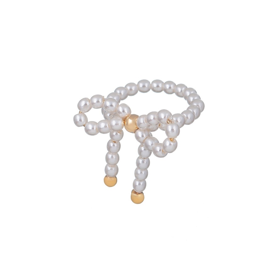 Изображение товара LANZEROTTI Кольцо, Splendore, в форме банта, с жемчугом, размер: 16