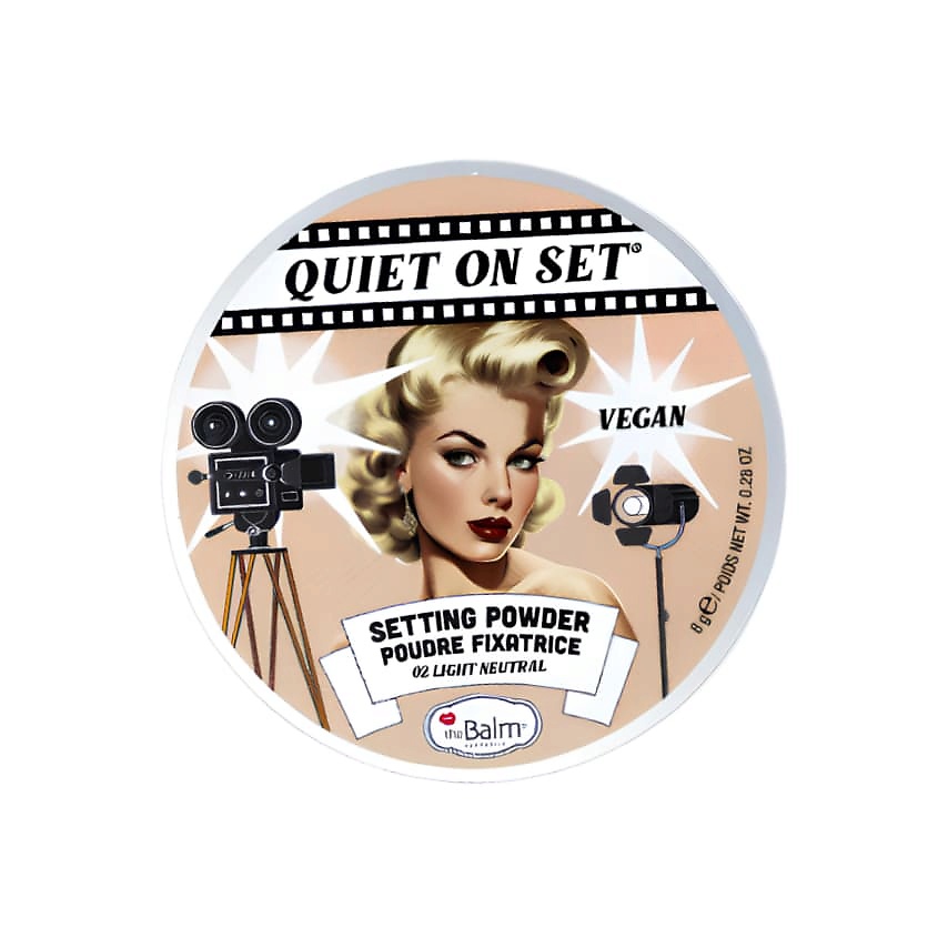 Изображение товара THEBALM Пудра для лица Quiet on set, 02 Light Neutral, 8 г