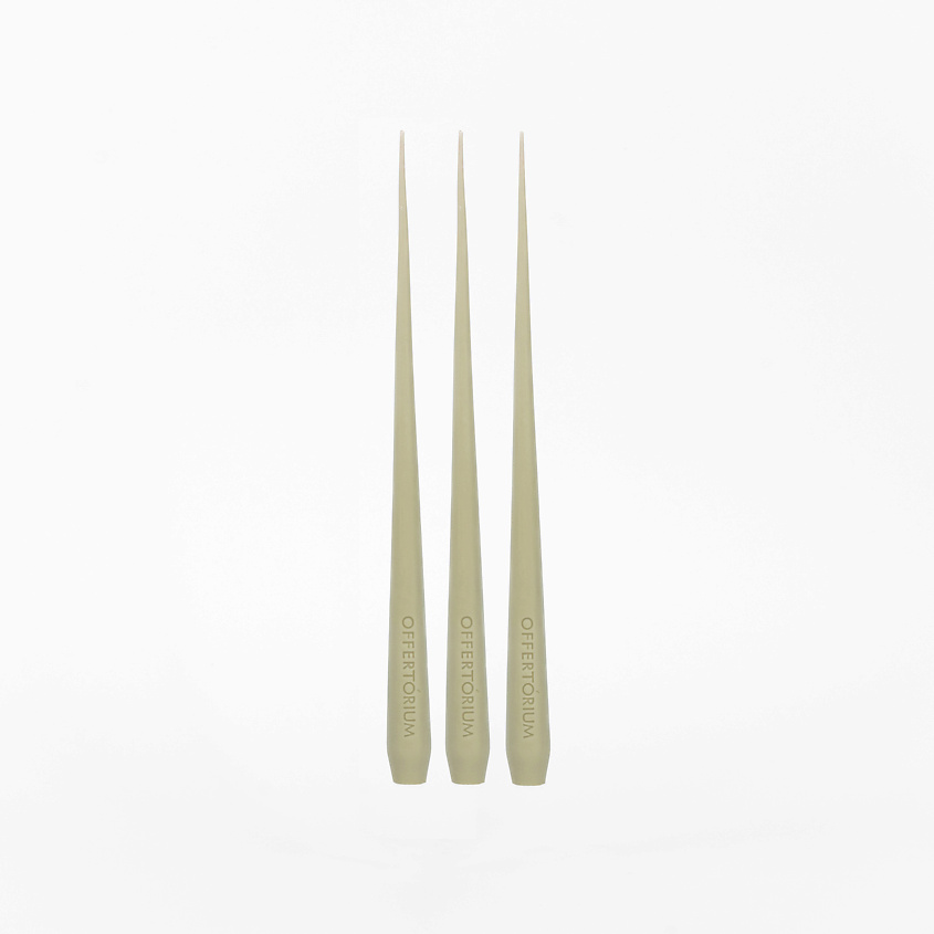 Изображение товара OFFERTORIUM [ДАРОПРИНОШЕНИЕ] Набор интерьерных свечей №3 Sage, Зеленый