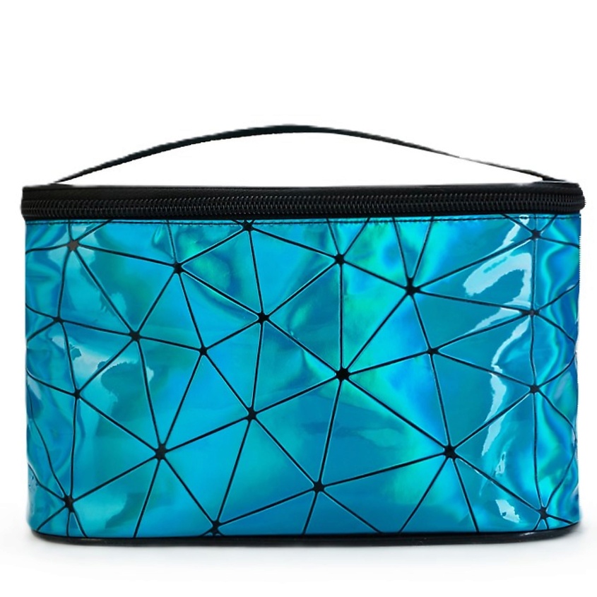 Изображение товара KOSMOSHTUCHKI Косметичка-торба НЕОН Средняя Стекло битое большое, Синий