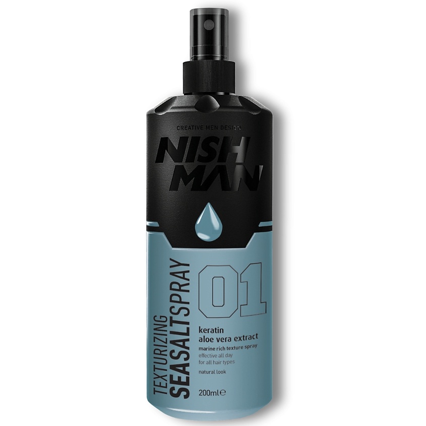 Изображение товара NISHMAN Солевой спрей для укладки волос SEASALT SPRAY, 200 мл