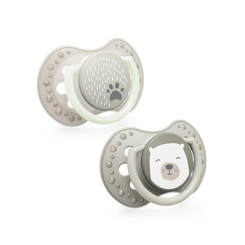 Изображение товара LOVI Пустышка силиконовая Buddy Bear динамическая 0-3 мес, 2 шт