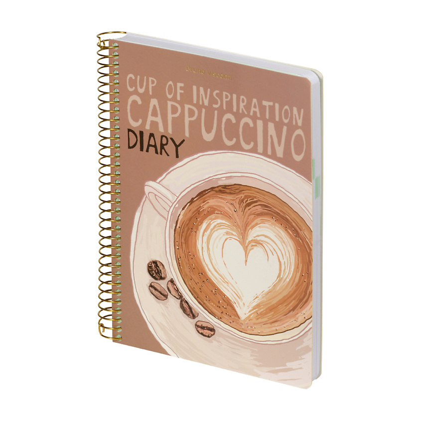 Изображение товара BRUNO VISCONTI Ежедневник CUTE DIARY "СЧАСТЬЕ В КОФЕ.CAPPUCCINO", 1 шт.