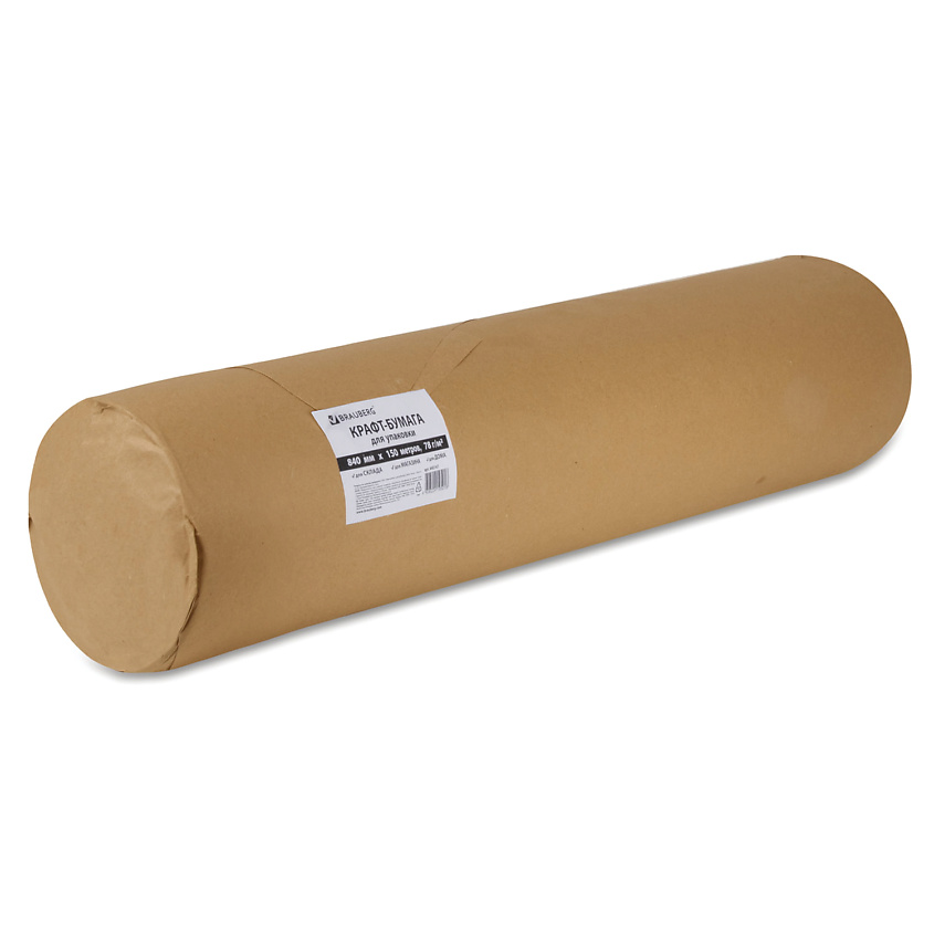 Изображение товара Крафт-бумага в рулоне 78 г/м² для упаковки и творчества BRAUBERG