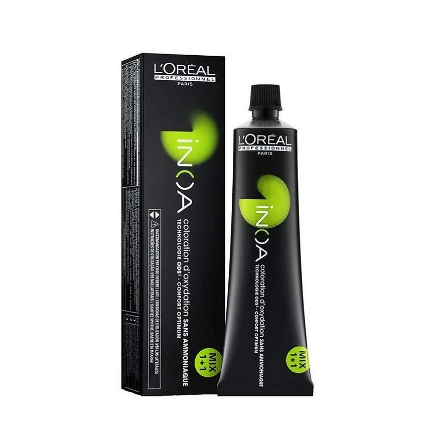 Изображение товара L'OREAL PROFESSIONNEL Безаммиачная краска для волос Inoa, 2,10 Very Dark Brown Ash Natural