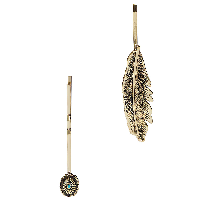 Изображение товара NOTHING BUT LOVE Заколки невидимки "Птица счастья", Золотой