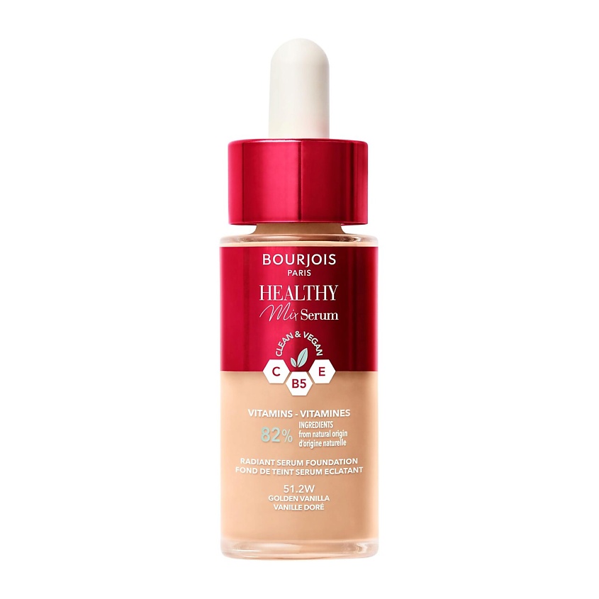 Изображение товара Тональный крем-сыворотка BOURJOIS HEALTHY MIX SERUM 51.2W Golden Vanilla