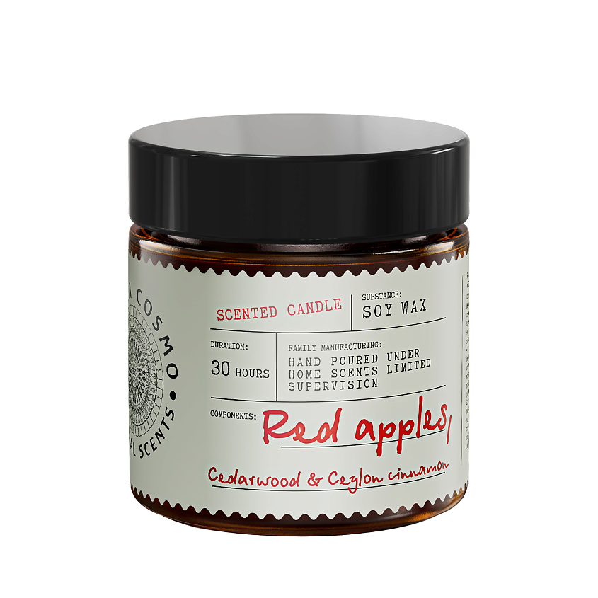 Изображение товара ETERIA COSMO Ароматическая свеча в банке Яблочный пирог корица и кедр, 88 г