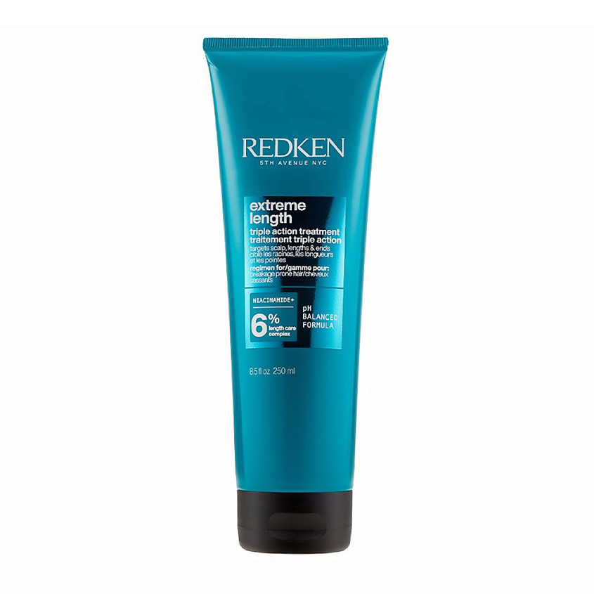 Изображение товара REDKEN Укрепляющая маска для волос Extreme Length с биотином, 250 мл