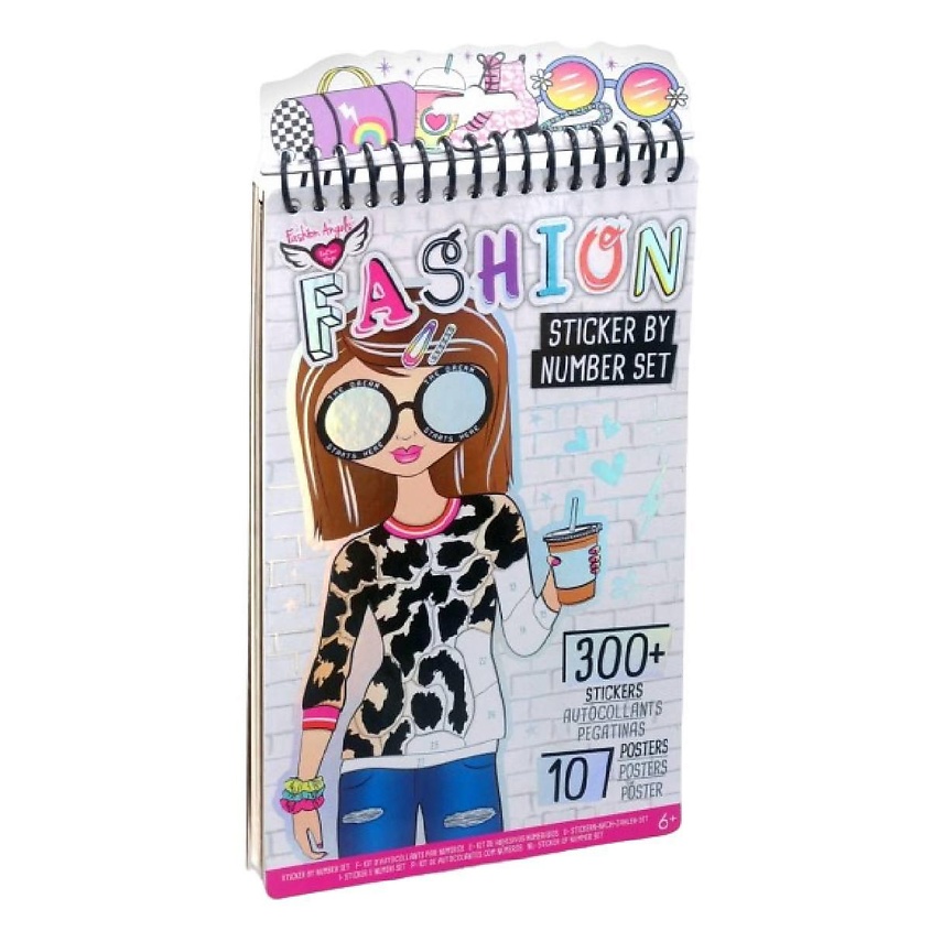 Изображение товара CRAYOLA Альбом Creations Fashion Sticker by Number набор для творчества 10 шт 300 наклеек