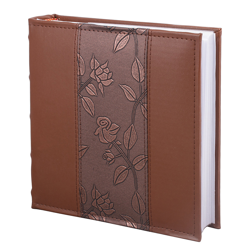 Изображение товара Фотоальбом BRAUBERG на 200 фото 10x15 см, обложка под кожу