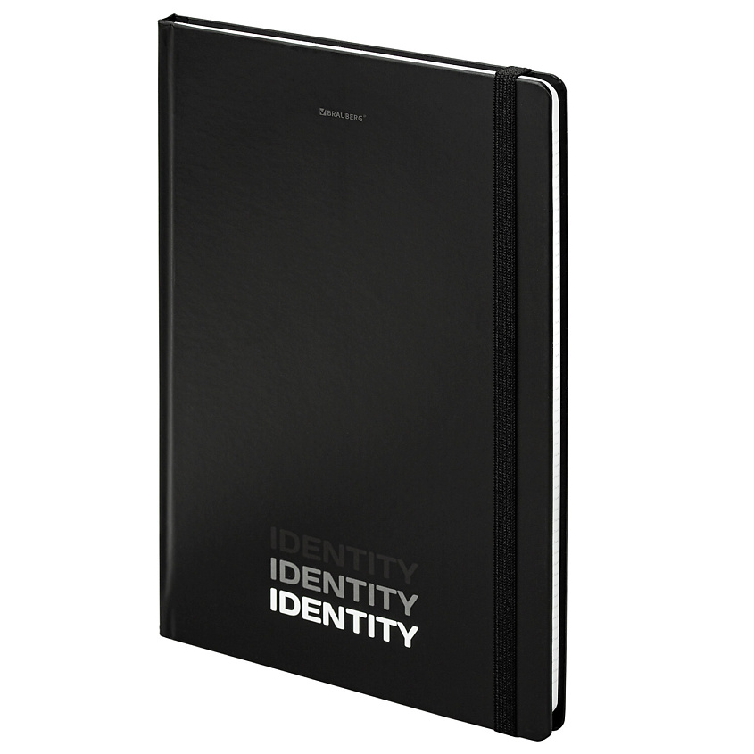 Изображение товара Блокнот BRAUBERG с резинкой А4 96 листов мультицвет Identity