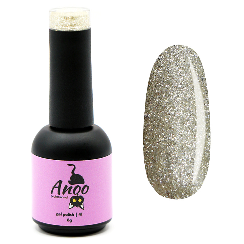 Изображение товара ANQO Гель-лак с фольгой, 41 оттенок