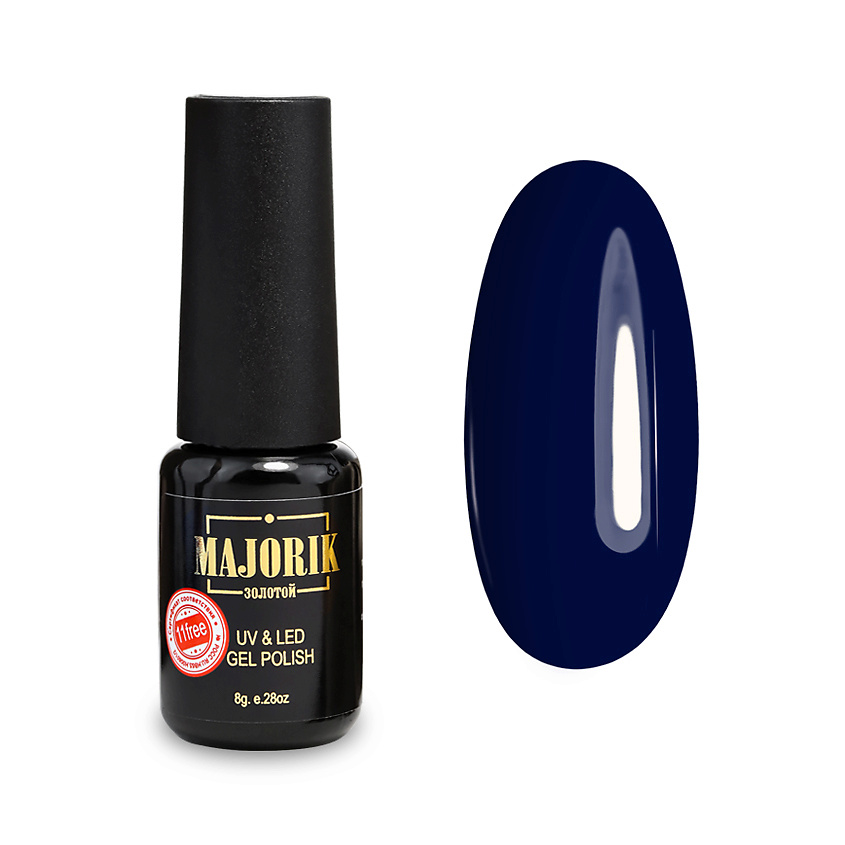 Изображение товара MAJORIK Гель-лак Kapsula, №23 Витражный синий