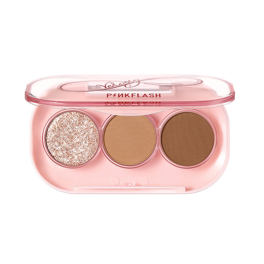 Изображение товара PINK FLASH Палетка теней для век, 3 цвета, BR06