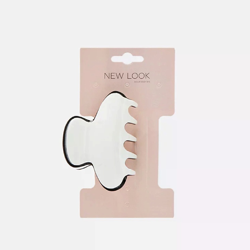 Изображение товара NEW LOOK NL Краб для волос белый надежная заколка для причесок женский аксессуар