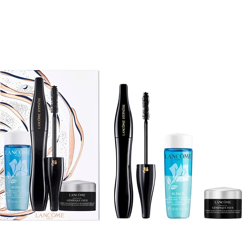 Изображение товара LANCOME Набор Hypnose: Тушь для ресниц + Лосьон для снятия макияжа + Крем для век, 6.2 мл + 30 мл + 5 мл