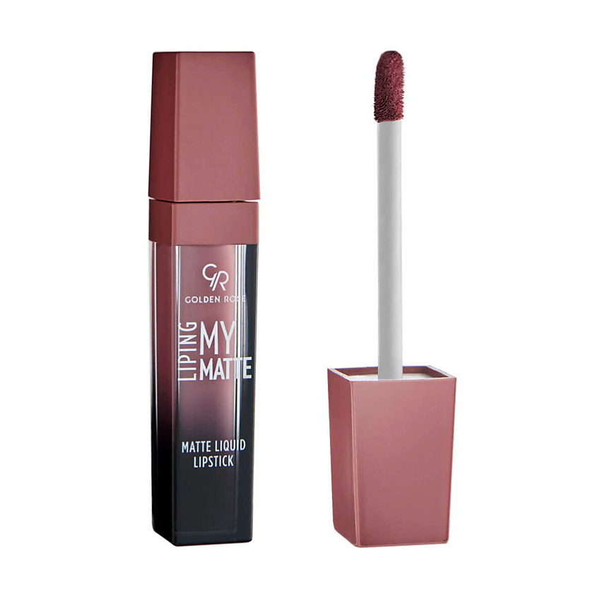 Изображение товара GOLDEN ROSE Жидкая помада LIPING MY MATTE, №09